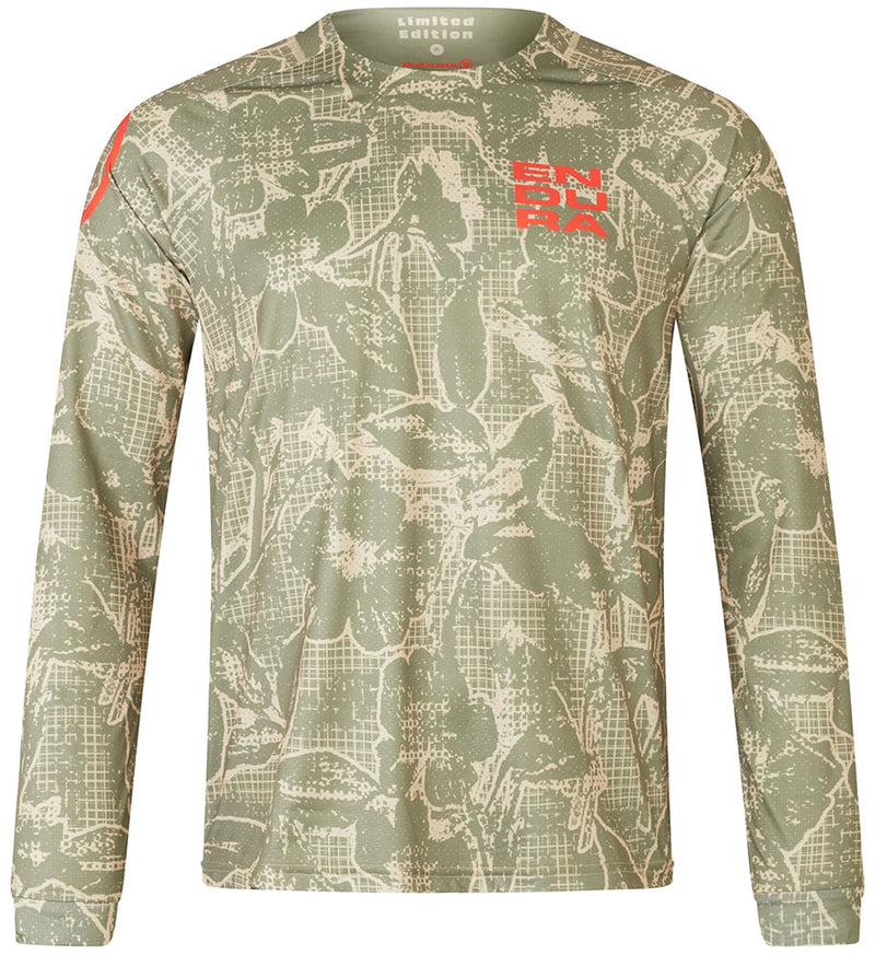 Afbeelding laden in galerijviewer, Endura grid floral - mtb long sleeve jersey
