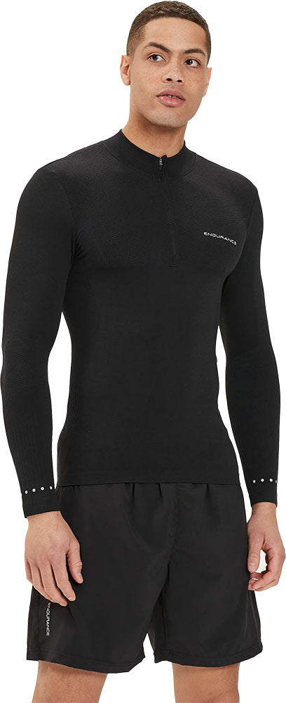 Afbeelding laden in galerijviewer, Endurance jaro seamless midlayer - long-sleeved functional shirt
