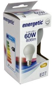 Afbeelding laden in galerijviewer, Enzo energetic led gls e27 8,6-60w 2700k mat - 2710326
