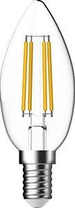 Enzo energetic led kaars e14 2,1-25w 2700k filament helder - 2720110