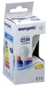 Afbeelding laden in galerijviewer, Enzo energetic led kogel e14 2,9-25w 2700k mat - 2710212
