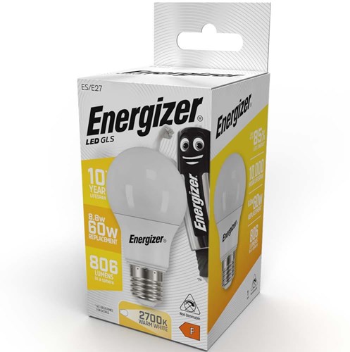 Afbeelding laden in galerijviewer, Enzo energizer led gls e27 8,8-60w 2700k mat - 2603010
