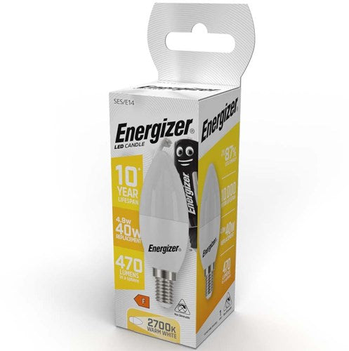 Afbeelding laden in galerijviewer, Enzo energizer led kaars e14 4,9-40w 2700k mat - 2601010

