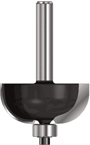 Ent holprofielfrees hm r10 met lager, kolf 6mm - 7914616