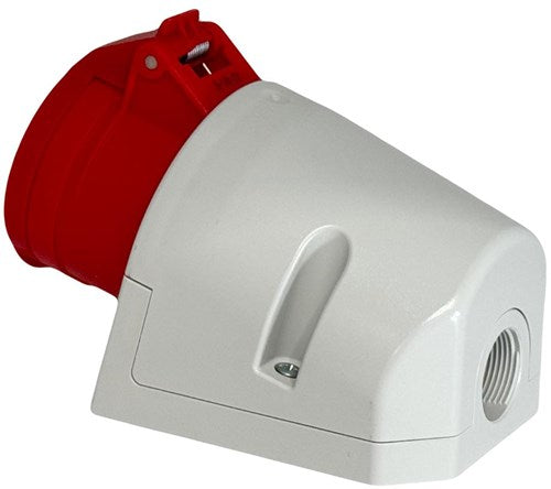 Afbeelding laden in galerijviewer, Enzo cee 5p 16a 400v opbouw wcd rood - 6315160

