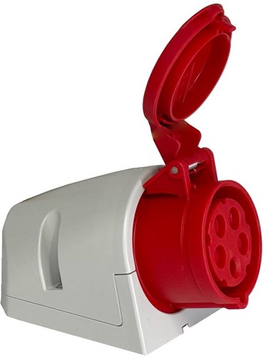 Afbeelding laden in galerijviewer, Enzo cee 5p 16a 400v opbouw wcd rood - 6315160
