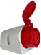 Enzo cee 5p 16a 400v opbouw wcd rood - 6315160