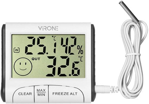 Afbeelding laden in galerijviewer, Enzo chacon weerstation met draadloze buitensensor+barometer kleur 8150190
