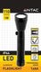 Enzo entac led zaklamp 1w aluminium zwart 1xaa 5700110