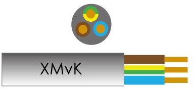 Afbeelding laden in galerijviewer, Enzo xmvk kabel 3x2.5 mm2 100 meter
