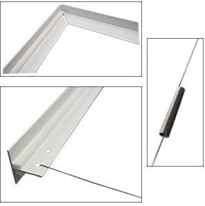 Afbeelding laden in galerijviewer, Enzo kombi-rand aluminium nedco - 1400142
