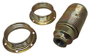 Enzo lamphouder e14 met 2xring messing 6042268