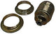 Enzo lamphouder e27 messing 2xring 6042845