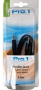 Afbeelding laden in galerijviewer, Enzo pro-1 audio jack 3,5 -> jack 3,5 stereo 0,5 meter - 9209000
