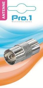Enzo pro-1 coax verbinder steker-steker 9297773