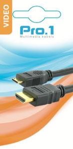 Enzo pro-1 hdmi kabel male naar mini hdmi 1.5 meter - 9285040