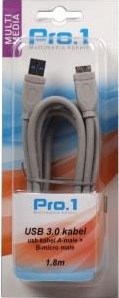Afbeelding laden in galerijviewer, Enzo pro-1 usb 3.0 a male naar micro b male (smartphone) 1.8 meter - 9280250
