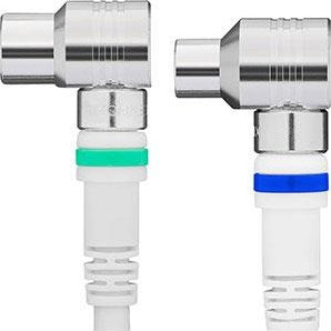 Afbeelding laden in galerijviewer, Enzo technetics coax aansluitkabel 10m compleet haakse plug - 2075040
