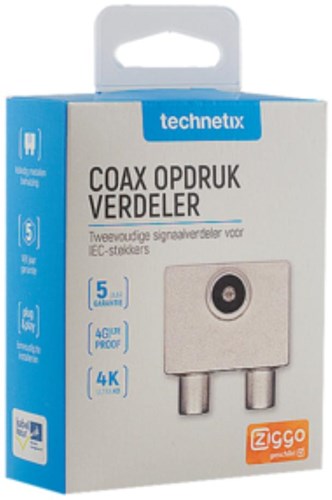Afbeelding laden in galerijviewer, Enzo technetics ptsx-02 -coax opdruk verdeler iec - 2074040
