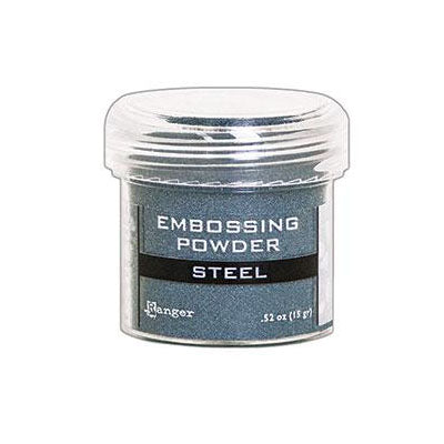 Ranger ink ranger • embossing powder metallic steel
