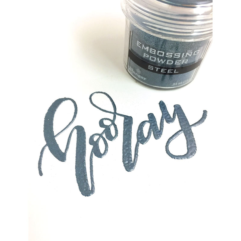Afbeelding laden in galerijviewer, Ranger ink ranger • embossing powder metallic steel
