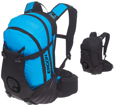 Ergon rugtas BA3 stealth blauw - Enduro All-Mountain - 4-staps verstelbaar - heren - 15 + 2 l - Nylon Polyester
