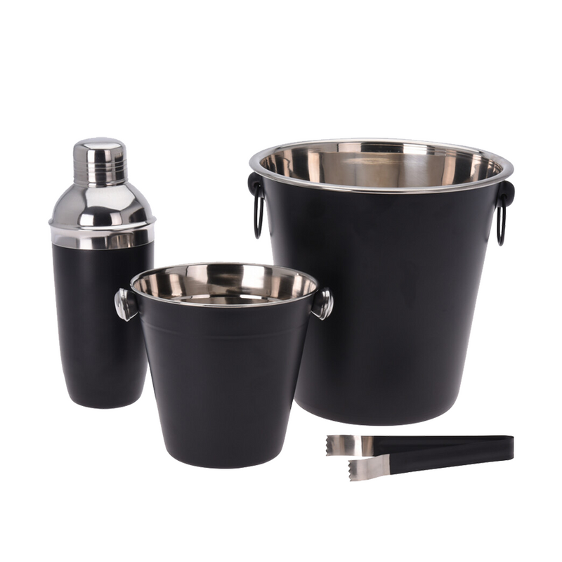 Afbeelding laden in galerijviewer, Ty excellent houseware barset rvs zwart 4-delig
