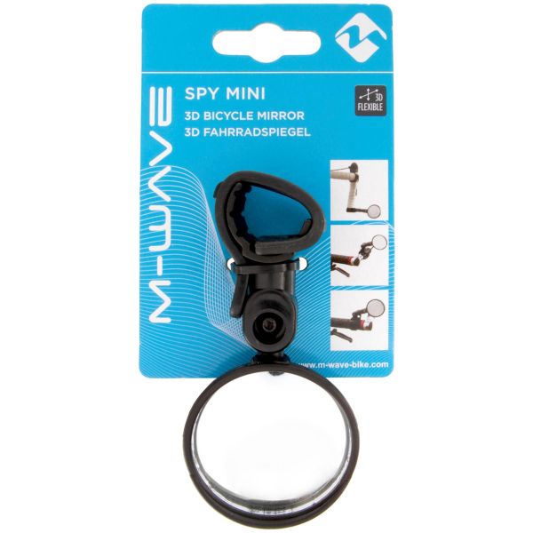 Afbeelding laden in galerijviewer, M-wave fietsspiegel spy mini kort
