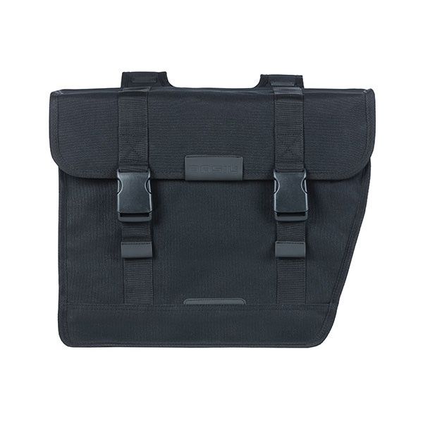 Afbeelding laden in galerijviewer, Basil Kavan Eco Classic 46L Dubbele Fietstas Zwart
