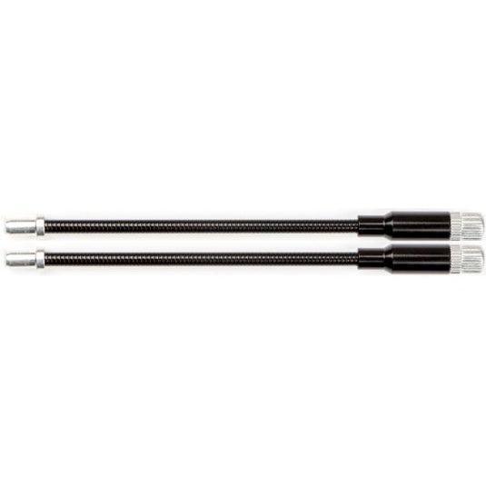 Elvedes cable systems bv verstelbare flex v-brake kabelpijpje elvedes lichtmetaal - zwart (2 stuks)