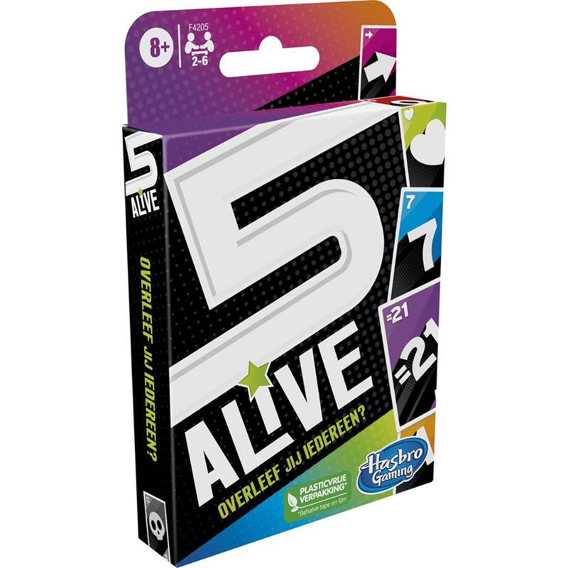 Afbeelding laden in galerijviewer, Hasbro gaming 5 alive kaartspel
