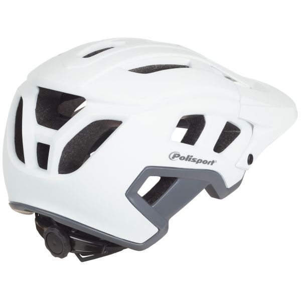 Afbeelding laden in galerijviewer, Polisport mountain pro fietshelm l 58-61cm wit grijs
