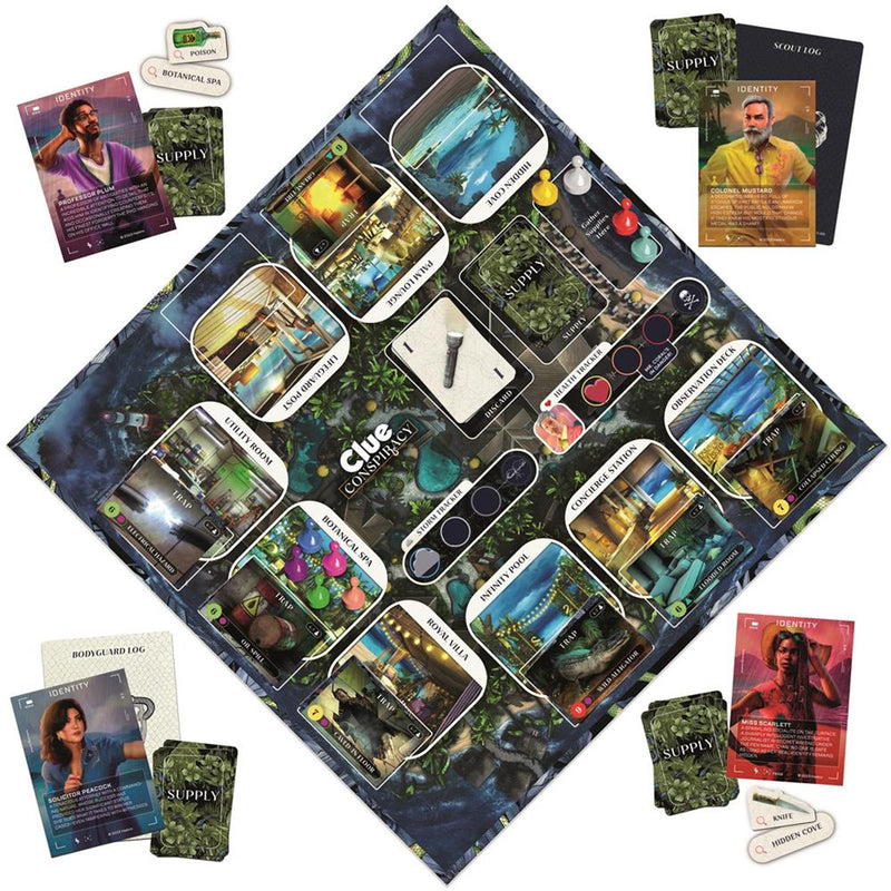 Afbeelding laden in galerijviewer, Hasbro cluedo conspiracy - bordspel
