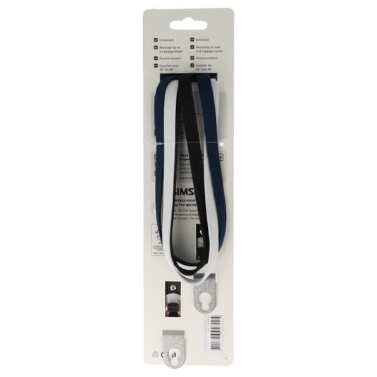 Simson triobinder 71cm - zwart blauw wit