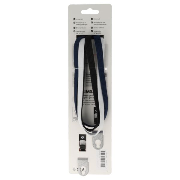 Afbeelding laden in galerijviewer, Simson triobinder 71cm - zwart blauw wit
