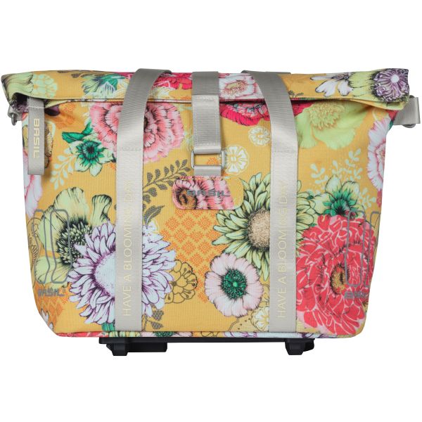 Afbeelding laden in galerijviewer, Basil Bloom Field MIK fietshandtas - Geel, compact en duurzaam - 8-11L
