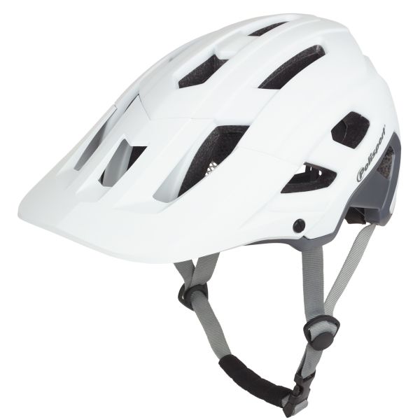 Afbeelding laden in galerijviewer, Polisport mountain pro fietshelm l 58-61cm wit grijs
