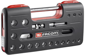 Facom compacte 3 8 doppenset 6-kant, met ratel met stofdichte kop - jl.dbox1pb