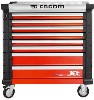 Facom jet gereedschapswagen 8 laden m4 rood - jet.8m4a - jet.8m4a
