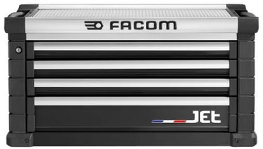 Facom jet topcase 4 laden m4 zwart - jet.c4nm4a - jet.c4nm4a