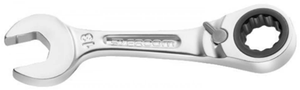 Facom korte anti-slip steekringratelsleutel 15mm - 467bs.15 - 467bs.15