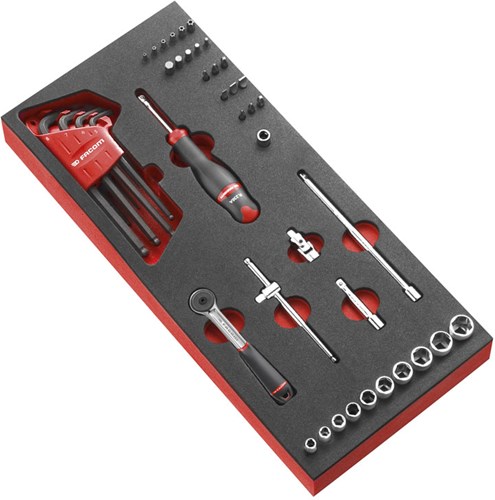 Facom module doppen 1 4 6-kant en accessoires - metrisch - modm.r161-36