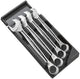 Facom module met 4 ringsteeksleutels met ogv-profiel; grote maten 27 tot 30 en 32 mm - mod.440-2pb