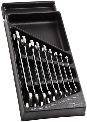 Facom module met 9 steeksleutels van 6 tot 24 mm - mod.44-1