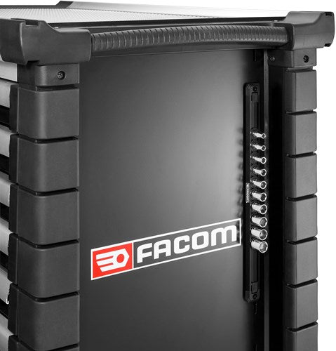 Afbeelding laden in galerijviewer, Facom ogv® doppen set | 1 4” 6-kant | 10-delig op rail - r.40egrppb
