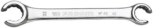 Facom open ringsleutel, 15° gebogen 17x19 mm l210mm - 42.17x19