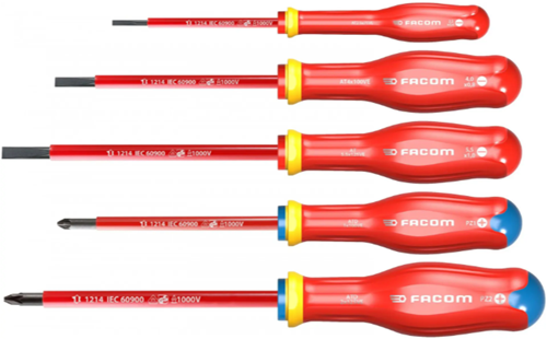 Facom schroevendraaierset protwist 5 delig 1000v - at5ve.pb - at5ve.pb