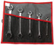 Facom set open ringsleutels, 15° gebogen, metrische maten - 42.je5t