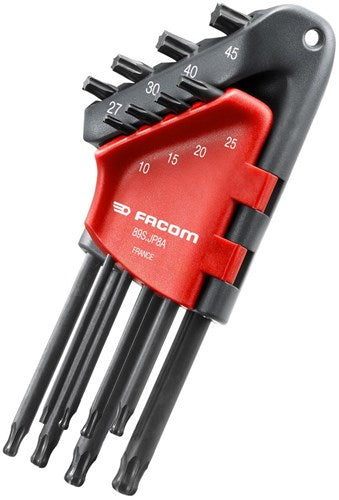 Facom set van 8 lange torx inbussleutels met kogelkop - 89s.jp8a
