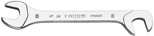 Facom steeksleutel micromechanica, bek 15° en 75° gebogen 10 mm - 34.10